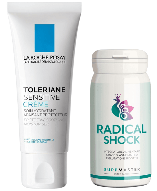 COMBO TOLERIANE SENSITIVE CREMA VISO 40 ML + RADICAL SHOCK CPS - farmaster.it