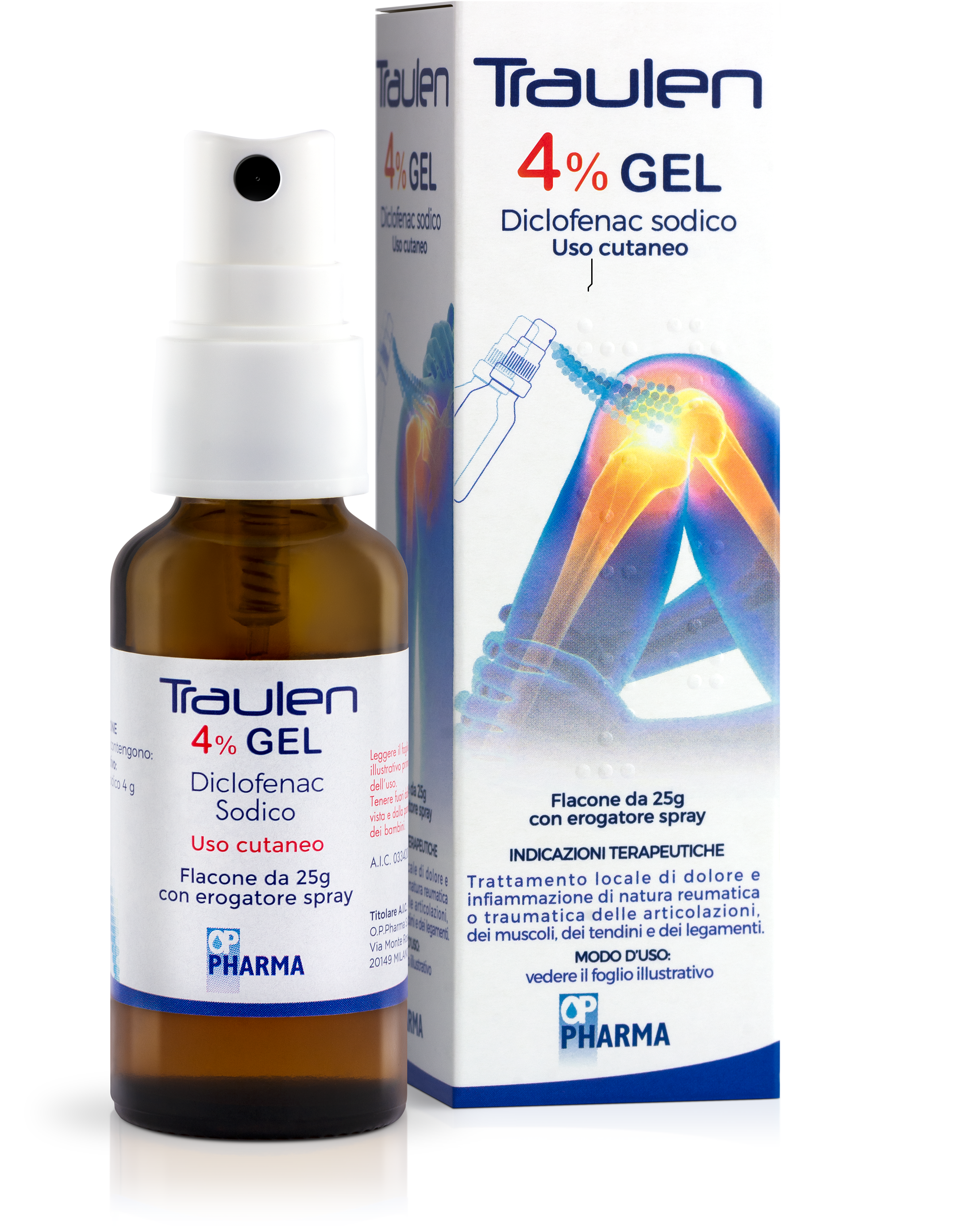 TRAULEN*GEL 4% FL 25G C/EROG - farmaster.it