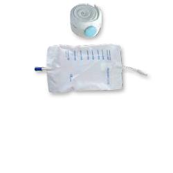 SACCA RACCOGLI URINA DA GAMBA PER INCONTINENZA IN PVC 750 ML TUBO RACCORDO DIRITTO 30 CM+RUBINETTO SCARICO+VALVOLA ANTIREFLUSSO+2 FASCE A BOTTONI 10 PEZZI - farmaster.it