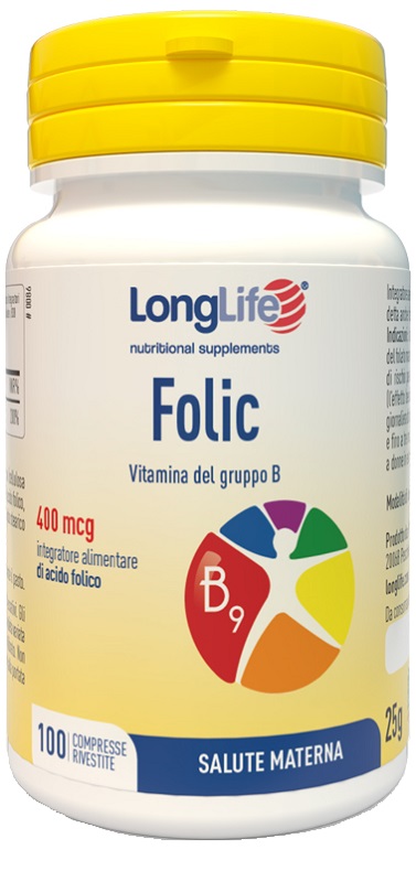 LONGLIFE FOLIC 400 MCG 100 COMPRESSE - farmaster.it