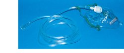 MASCHERA PER OSSIGENOTERAPIA MEDIA CONCENTRAZIONE CON 2 TUBI PROLUNGA 2 METRI - farmaster.it