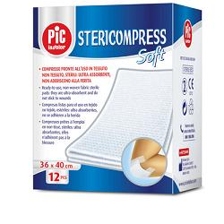 STERICOMPRESS SOFT XL GARZA TNT 18X40CM 12 PEZZI - farmaster.it