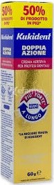 KUKIDENT PLUS DOPPIA AZIONE CREMA ADESIVA PER PROTESI DENTARIE 60 G - farmaster.it
