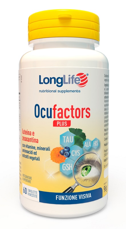 LONGLIFE OCUFACTORS PLUS 60 TAVOLETTE RIVESTITE - farmaster.it