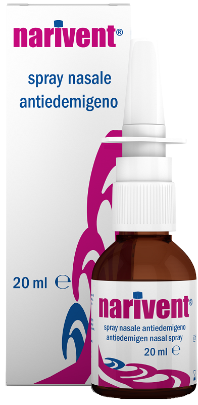 SPRAY NASALE ANTIEDEMIGENO NARIVENT FLACONE 20 ML - farmaster.it
