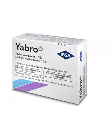 YABRO 10 FIALE 3ML ACIDO IALURONICO 0,3% SOLUZIONE PER NEBULIZZATORE - farmaster.it