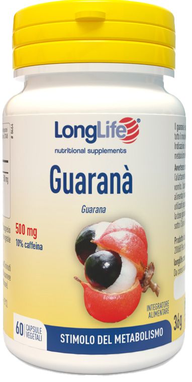 LONGLIFE GUARANA' 60 CAPSULE VEGETALI - farmaster.it