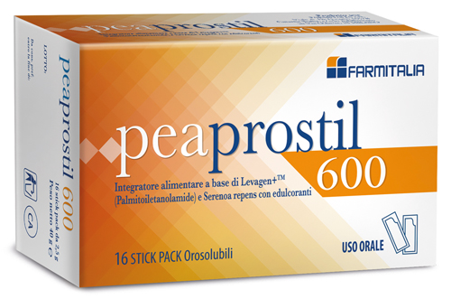 PEAPROSTIL 600 16 STICK PACK OROSOLUBILI - farmaster.it