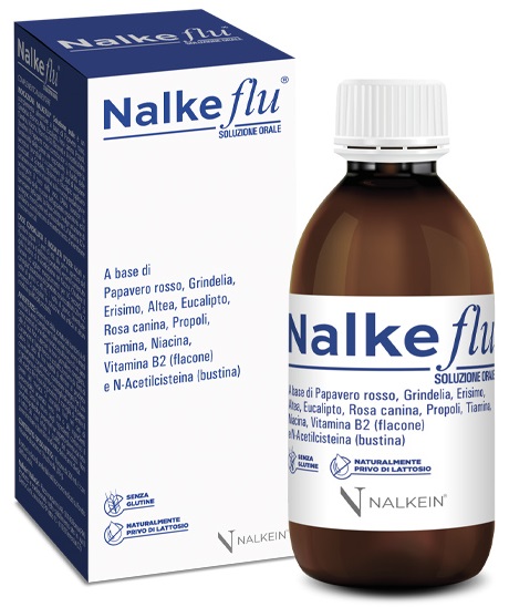 NALKEFLU SOLUZIONE ORALE 200 ML + 1  BUSTINA DA 2,5 G - farmaster.it