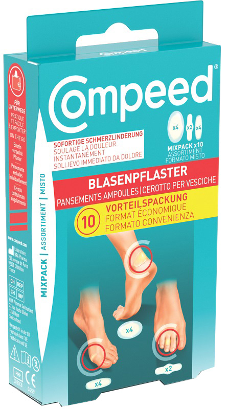 CEROTTI COMPEED PER VESCICHE MISTO BOX 10 PEZZI - farmaster.it