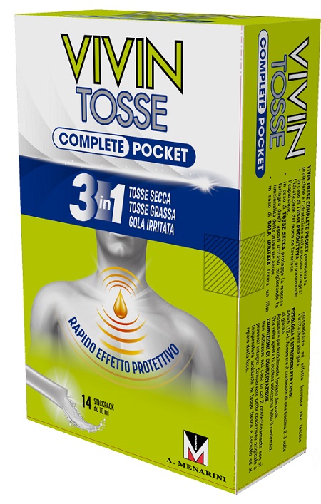 VIVIN TOSSE COMPLETE POCKET 14 STICK PACK DA 10 ML - farmaster.it