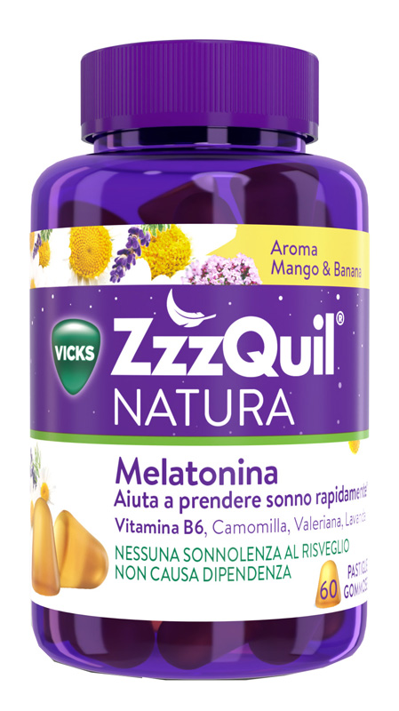 ZZZQUIL NATURA MANGO & BANANA 60 PASTIGLIE GOMMOSE - farmaster.it